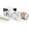 imageDicor 435CKW Tufflex PVC RV Roofing Installation Kit WhiteIvory