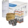 imageDicor 435CKW Tufflex PVC RV Roofing Installation Kit WhiteWhite