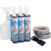 imageDicor CS114KIT SealTite Corner Seal Kit  125quot X 50 for RVs and Trailers