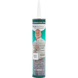 imageDicor 451BSG1 Gunnable Butyl Rubber Sealant 12 lbs Grey MessFree Application Watertight Seal Airtight Seal Seamless Finish