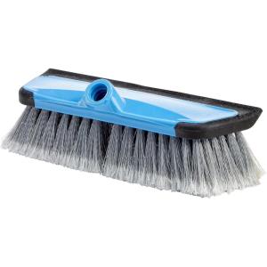 imageDicor CPSB10SQE Soft Bristle Exterior Wash Brush with Squeegee for Exterior RV Roof Cleaning and MaintenanceSoft Bristle with Squeegee