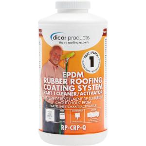 imageDicor RPCRC1 EPDM Rubber Roof Acrylic Coating Part 2  White 1 GallonWhite