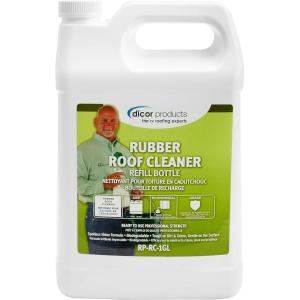 imageDicor RPRC1GL Deep Cleaning Rubber RV Roof Cleanser Spray Refill  White 1 Gallon128 Fl Oz Pack of 1